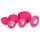 Easytoys Diamond - analpluggset (rosa)