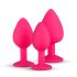 Easytoys Diamond - analpluggset (rosa)