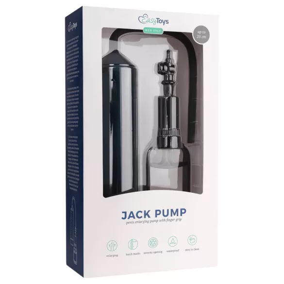 Easytoys - penispump - fingerkontroll - svart
