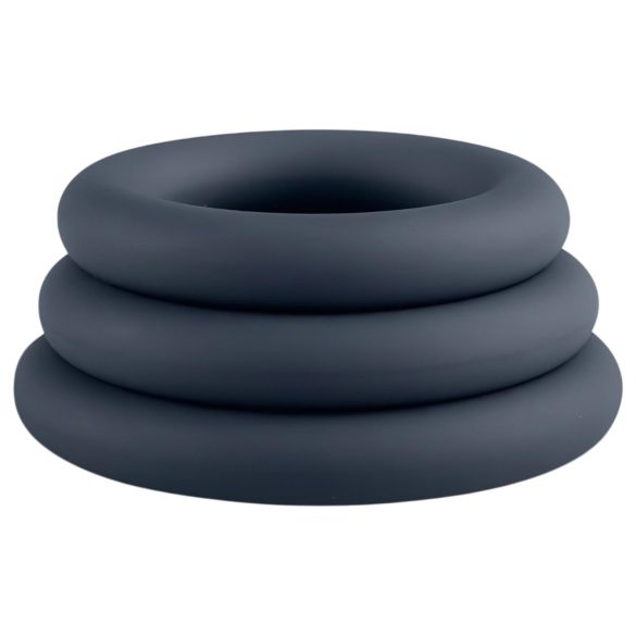 Boners - penisring set - 3 pack - grå