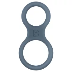 Boners Classic - penis- och pungring - silikon - grå