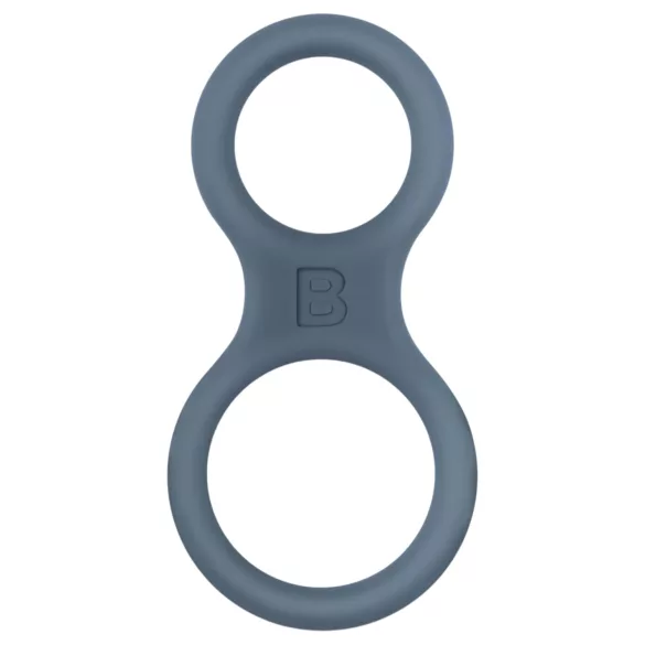 Boners Classic - penis- och pungring - silikon - grå