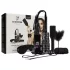 Secret Pleasure Chest - avancerad BDSM‑sats - 14‑delars (svart)