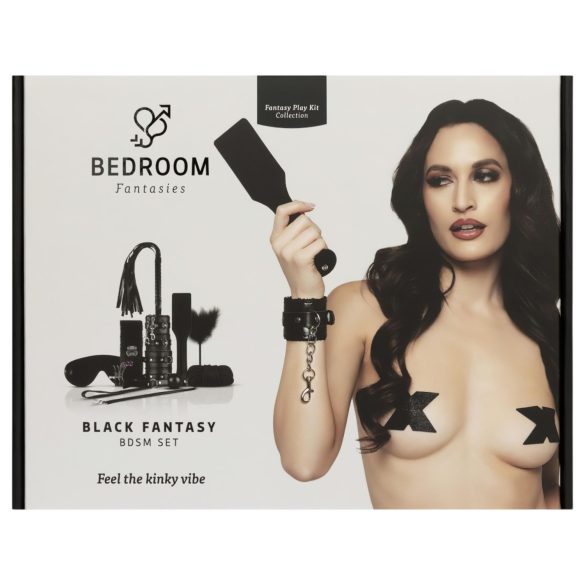 Secret Pleasure Chest - BDSM kit för avancerade - 14 delar - svart