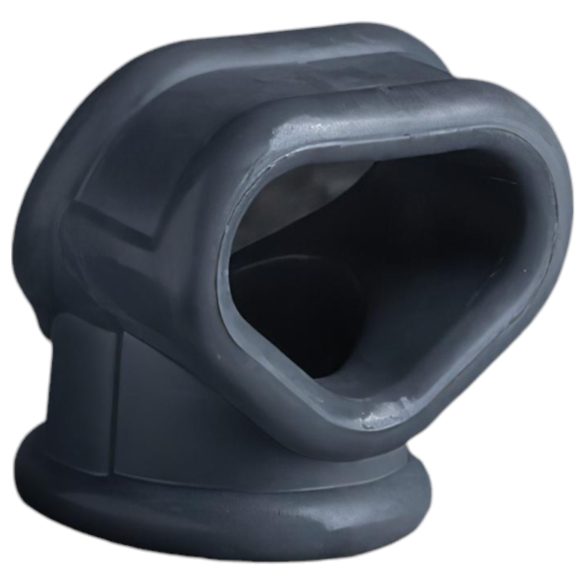 Boners - penisring och pungstretchring - silikon - grå