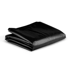 Easytoys - lakan i lack - 180x230 cm - svart