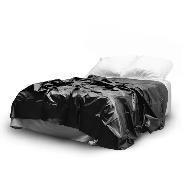 Easytoys - lakan i lack - 180x230 cm - svart