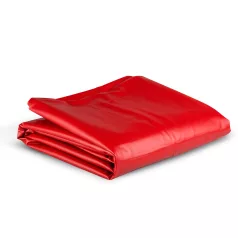 Easytoys - lakan i lack - 180x230cm - röd