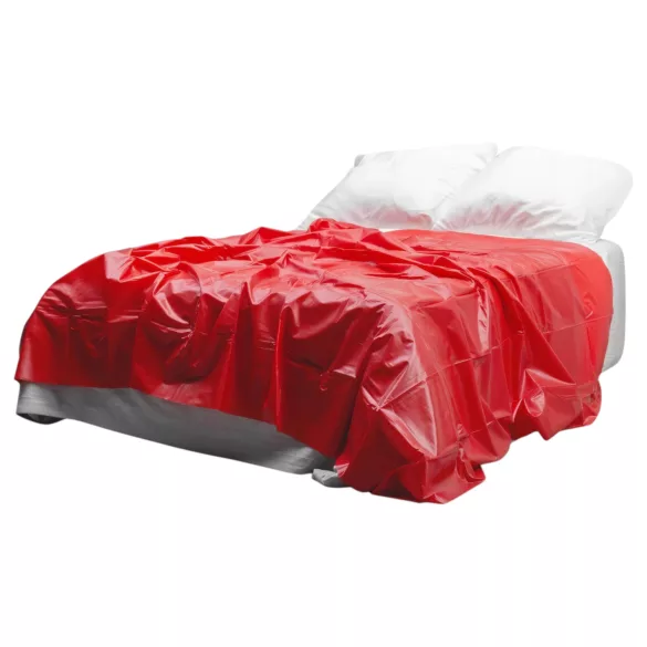 Easytoys - lakan i lack - 180x230cm - röd