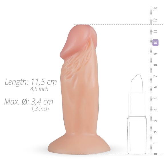 Real Fantasy Archi - realistisk dildo - 11,5 cm - hudfärgad