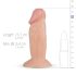 Real Fantasy Archi - realistisk dildo - 11,5 cm (naturlig)