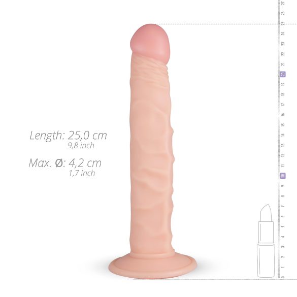 Real Fantasy Scott - realistisk dildo - 25cm - naturfärg