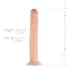 Real Fantasy Shawn - realistisk stor dildo - 35cm - hudfärgad