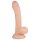 Real Fantasy Vince - dildo med pung och förhud - 19,5 cm - naturfärg