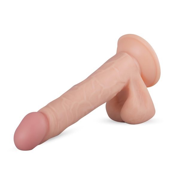 Real Fantasy Felix - dildo med pung - realistisk - 22 cm - naturfärg