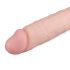 Real Fantasy Glynn - realistisk dildo med pung - 25 cm - natur
