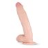 Real Fantasy Dwane - realistisk dildo med pung - 31cm - naturfärg