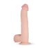 Real Fantasy Lexon - Naturtrogen dildo med testiklar - 33 cm (naturlig)