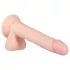 Real Fantasy Lewis - realistisk vibrator uppladdningsbar - 22cm naturfärg