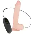 Real Fantasy Glynn - vibrator med batteri - realistisk - 25 cm - hudfärg