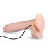 Real Fantasy Glynn - vibrator med batteri - realistisk - 25 cm - hudfärg