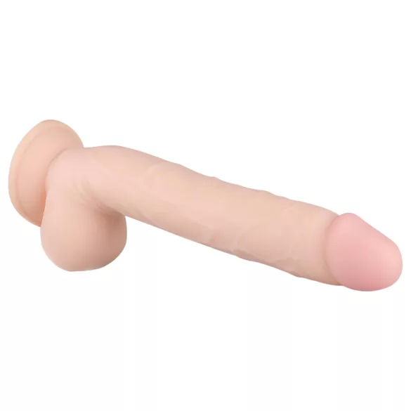 Real Fantasy Elvin - uppladdningsbar realistisk vibrator - 28cm naturfärg