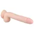 Real Fantasy Elvin - uppladdningsbar realistisk vibrator - 28cm naturfärg
