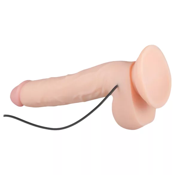 Real Fantasy Elvin - uppladdningsbar realistisk vibrator - 28cm naturfärg