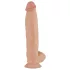 Real Fantasy Dwane - uppladdningsbar realistisk dildo vibrator - 31cm natur