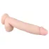 Real Fantasy Dwane - uppladdningsbar realistisk dildo vibrator - 31cm natur