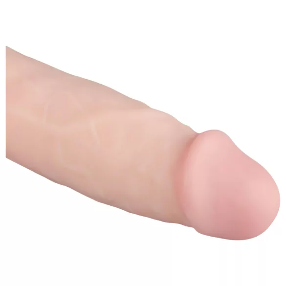 Real Fantasy Dwane - uppladdningsbar realistisk dildo vibrator - 31cm natur