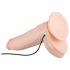 Real Fantasy Dwane - uppladdningsbar, verklighetstrogen vibrator - 31 cm (naturlig)