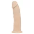 Real Fantasy Winston - dildo med sugkopp och vibrator - 19 cm - natur