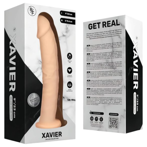 Real Fantasy Xavier - realistisk dildo - 23cm - naturfärg