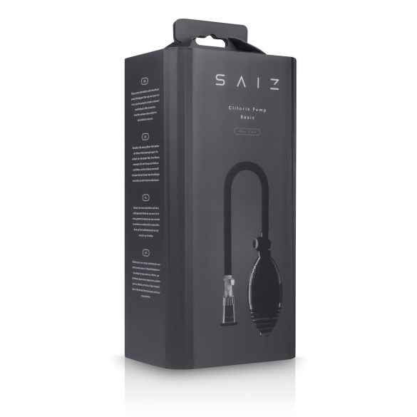 Saiz Basic - Klitorispump (transparent-svart)