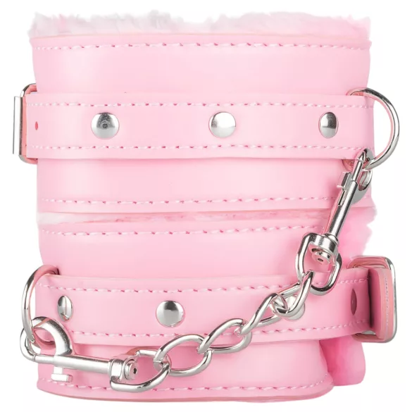 Secret Pleasure Chest - avancerat BDSM‑kit - 14‑delars (rosa)