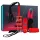 Secret Pleasure Chest - avancerat BDSM‑set - 10 delar (röd)