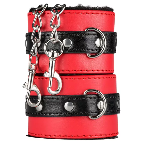 Secret Pleasure Chest - avancerat BDSM‑set - 10 delar (röd)