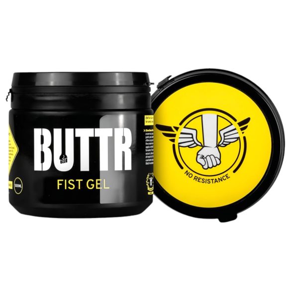 BUTTR Fisting Gel - vattenbaserat glidmedel för knytnävsskador (500ml)