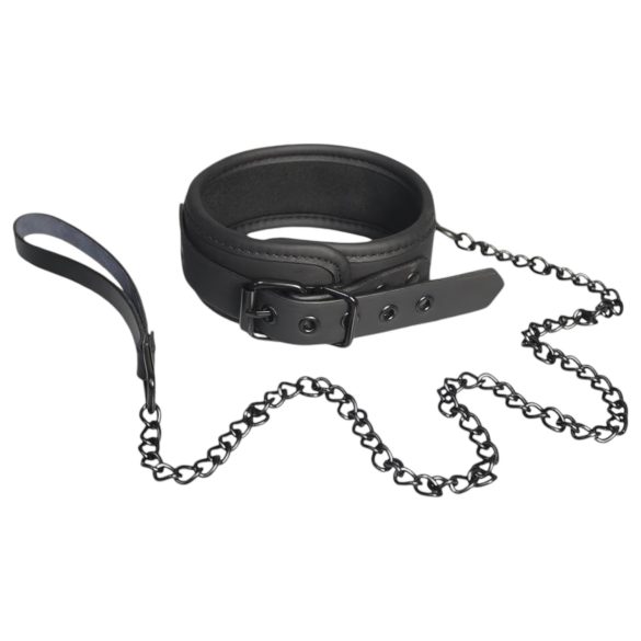 Blaze - halsband och koppel (svart)