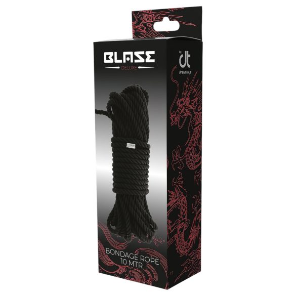 Blaze - bondage rep - kinbakuteknik - 10 m svart