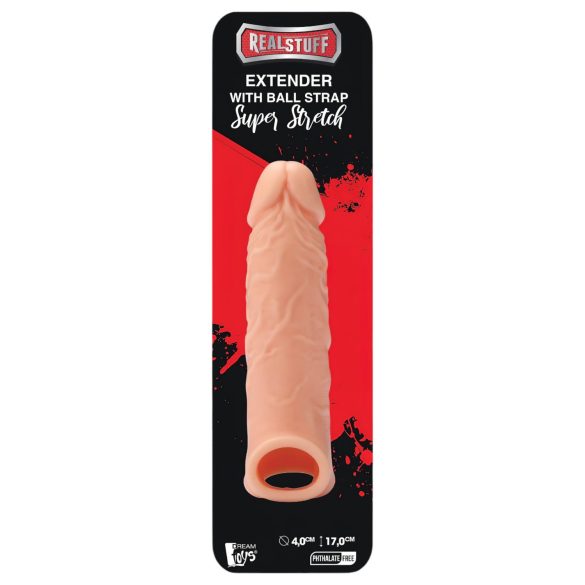 RealStuff Förlängare 6,5 - penisöverdrag - natur (17 cm)