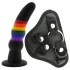 Colorful Love - strap-on dildo - färgglad