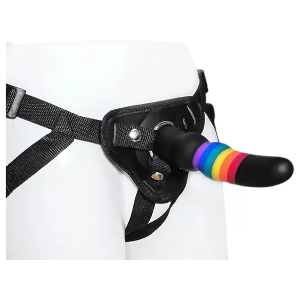 Colorful Love - strap-on dildo - färgglad