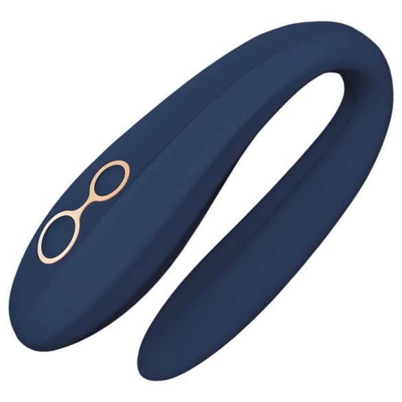 Goddess Ares - parvibrator böjbar - silikon blå