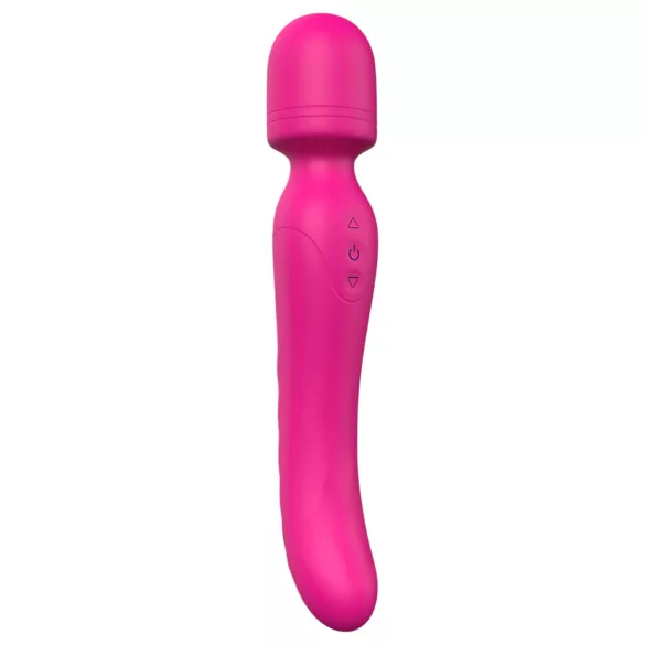 Vibes of Love - wand vibrator - uppladdningsbar, värmande, massager - rosa
