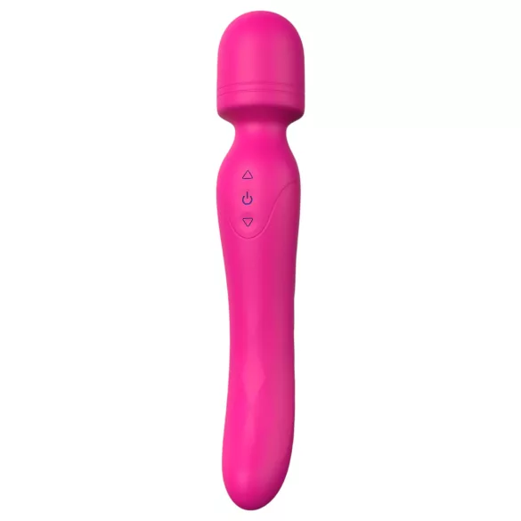Vibes of Love - wand vibrator - uppladdningsbar, värmande, massager - rosa