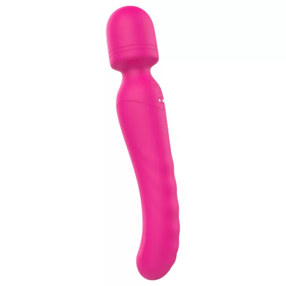 Vibes of Love - wand vibrator - uppladdningsbar, värmande, massager - rosa