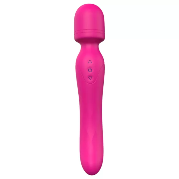 Vibes of Love - wand vibrator - uppladdningsbar, värmande, massager - rosa