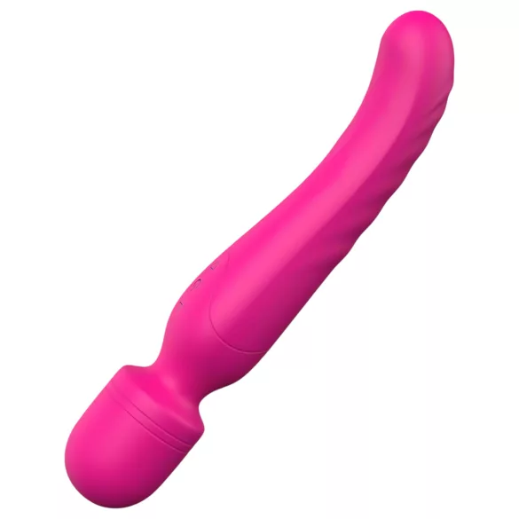Vibes of Love - wand vibrator - uppladdningsbar, värmande, massager - rosa